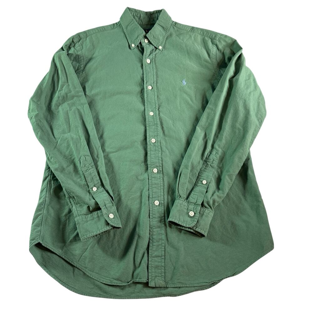 Ralph Lauren Men's Button-Down Shirt in Green